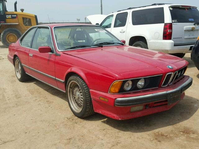 WBAEE1412J2561755 - 1988 BMW M6 RED photo 1