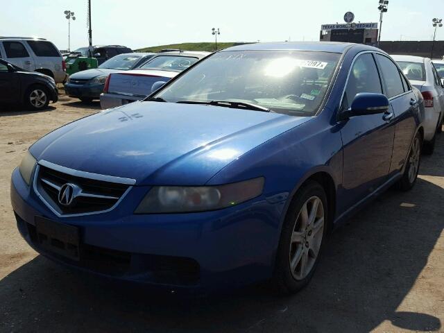 JH4CL96824C043389 - 2004 ACURA TSX BLUE photo 2