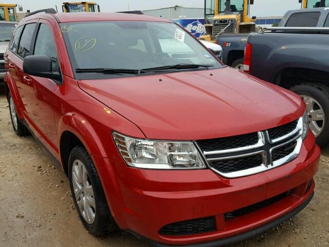 3C4PDCAB7FT548738 - 2015 DODGE JOURNEY RED photo 1