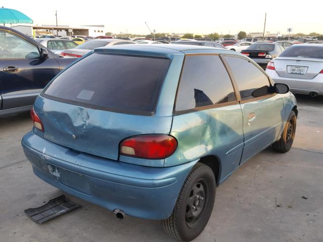 2C1MR2291V6759329 - 1997 GEO METRO LSI BLUE photo 4