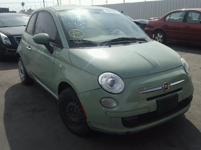 3C3CFFAR8DT532976 - 2013 FIAT 500 POP GREEN photo 1