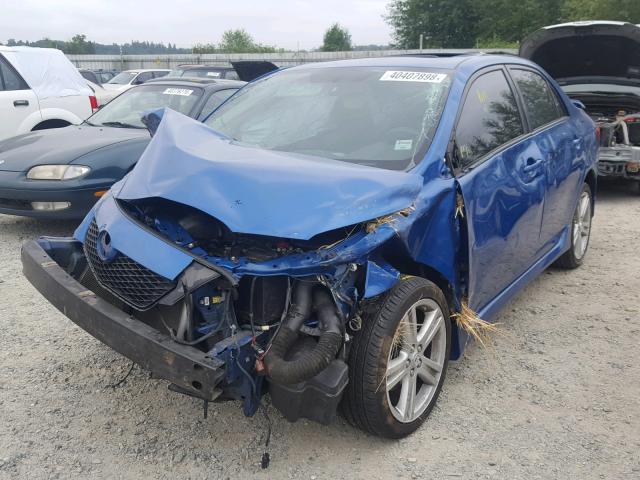 2T1BE4EE2AC045938 - 2010 TOYOTA COROLLA XR 蓝色 照片 2
