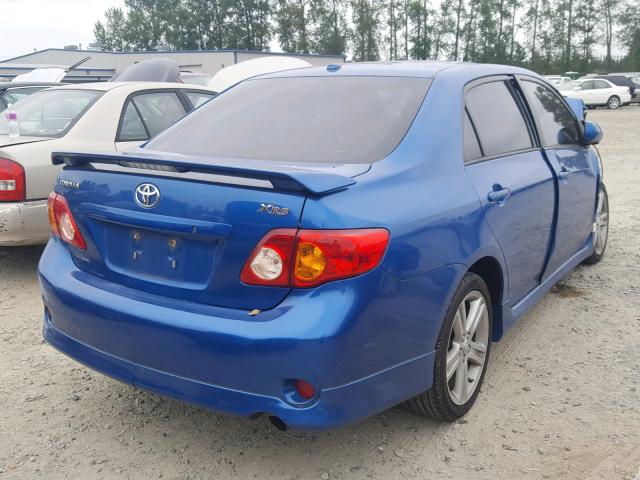 2T1BE4EE2AC045938 - 2010 TOYOTA COROLLA XR 蓝色 照片 4