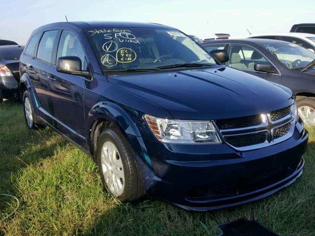 3C4PDCAB9FT713107 - 2015 DODGE JOURNEY BLUE photo 1