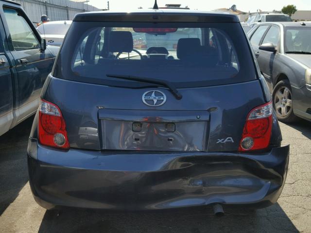 JTKKT624765003128 - 2006 TOYOTA SCION XA გრაფიტი ფოტო 9