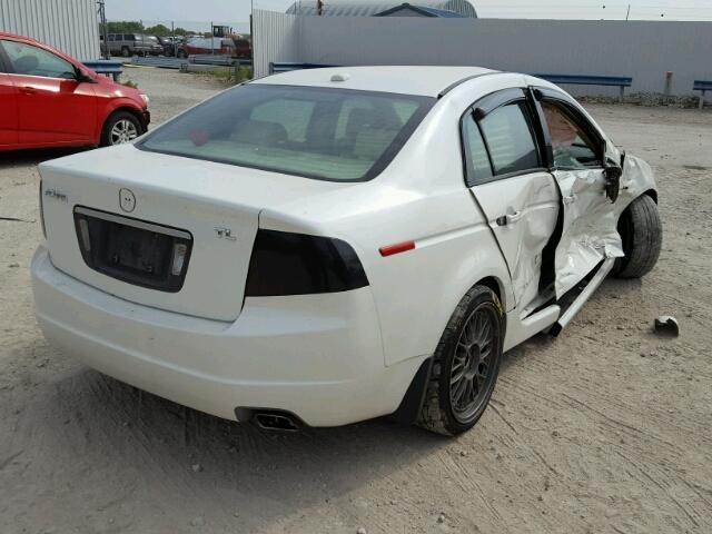 19UUA66246A046445 - 2006 ACURA 3.2 TL WHITE photo 4