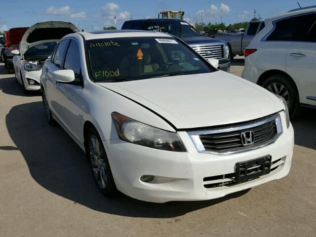 1HGCP36848A050866 - 2008 HONDA ACCORD EXL WHITE photo 1