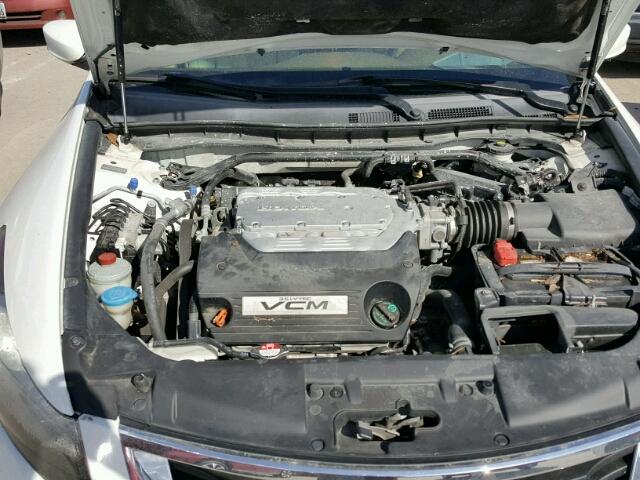 1HGCP36848A050866 - 2008 HONDA ACCORD EXL WHITE photo 7