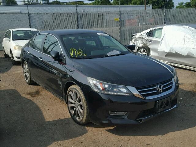 1HGCR2F59DA191288 - 2013 HONDA ACCORD SPO BLACK photo 1