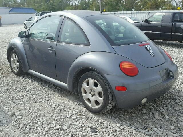 3VWCK21C72M417852 - 2002 VOLKSWAGEN NEW BEETLE 灰色 照片 3