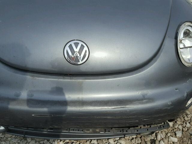 3VWCK21C72M417852 - 2002 VOLKSWAGEN NEW BEETLE GRAY photo 9