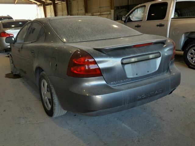 2G2WP522551316124 - 2005 PONTIAC GRAND PRIX GRAY photo 3