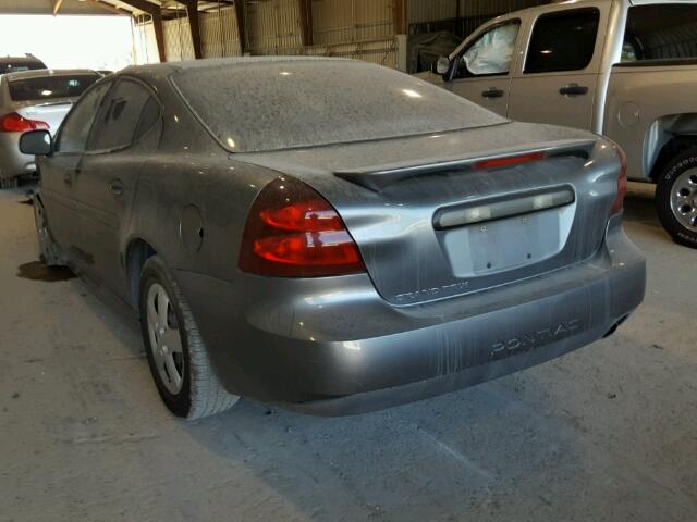 2G2WP522551316124 - 2005 PONTIAC GRAND PRIX GRAY photo 3