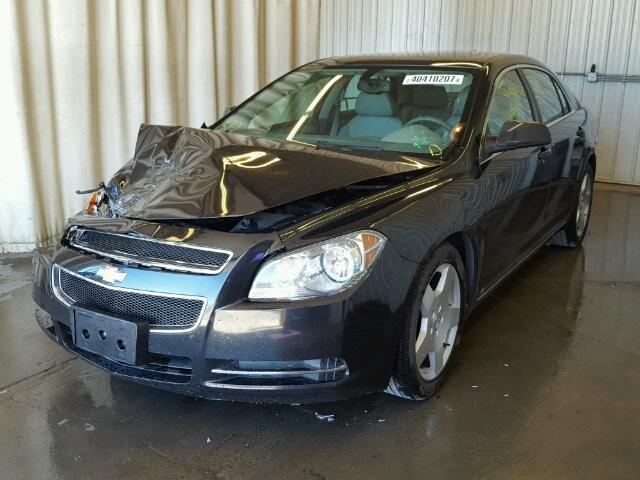 1G1ZD5E74A4114150 - 2010 CHEVROLET MALIBU 2LT BLACK photo 2