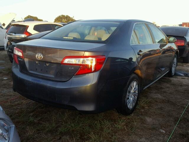 4T1BF1FK5CU027970 - 2012 TOYOTA CAMRY GRAY photo 4