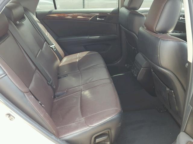 4T1BK3DB4BU426913 - 2011 TOYOTA AVALON BAS WHITE photo 6