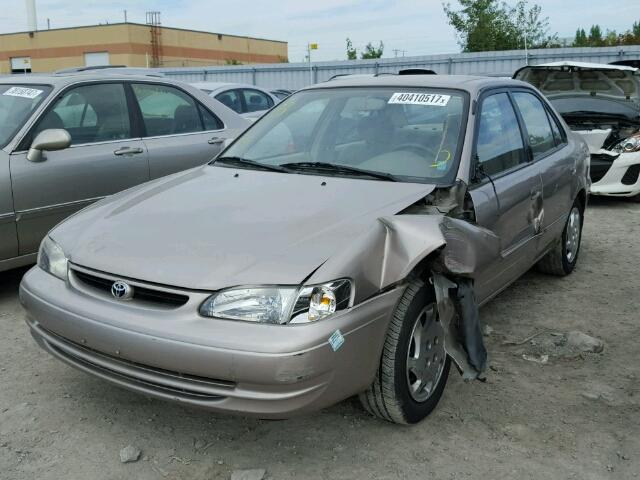 2T1BR12E5XC778646 - 1999 TOYOTA COROLLA VE TAN photo 2