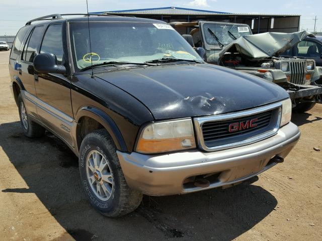 1GKDT13W7W2524388 - 1998 GMC JIMMY أسود صورة 1