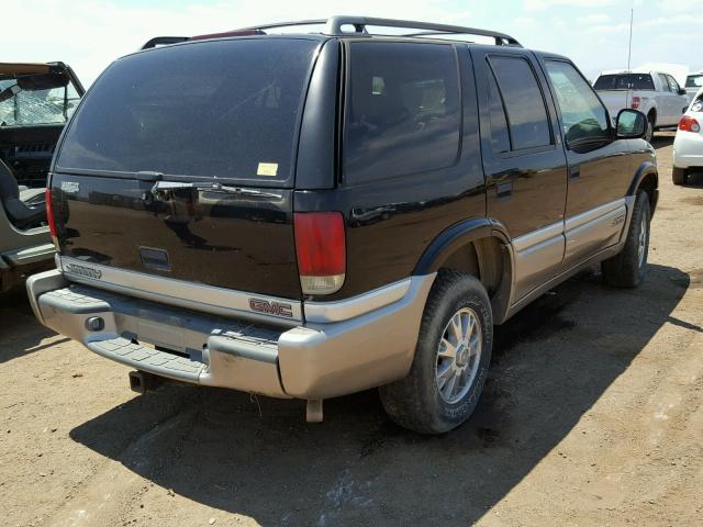 1GKDT13W7W2524388 - 1998 GMC JIMMY أسود صورة 4