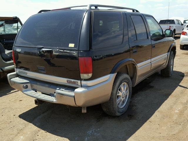 1GKDT13W7W2524388 - 1998 GMC JIMMY BLACK photo 4