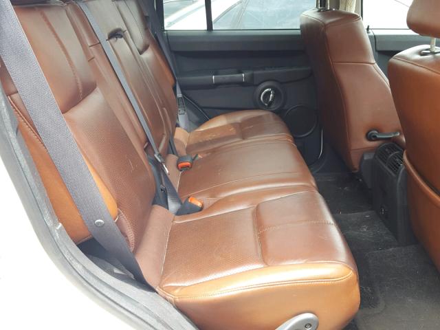 1J8HH58218C190814 - 2008 JEEP COMMANDER WHITE photo 6