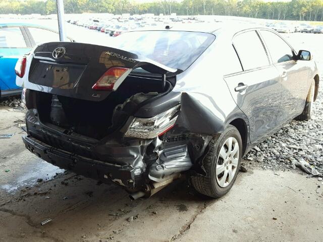 4T1BF3EK2AU014264 - 2010 TOYOTA CAMRY BASE GRAY photo 4