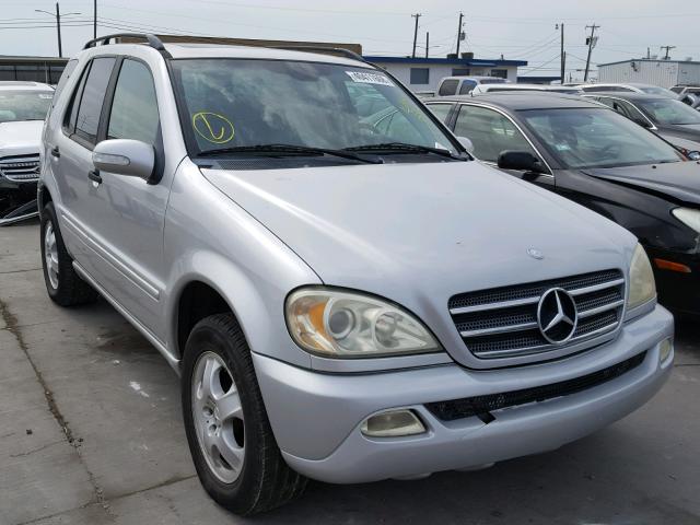 4JGAB57E33A424053 - 2003 MERCEDES-BENZ ML 350 SILVER photo 1