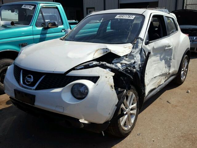 JN8AF5MV5ET483372 - 2014 NISSAN JUKE S/SV/ WHITE photo 2