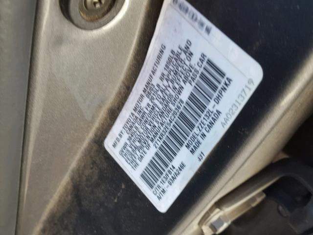 2T1KR32E54C203678 - 2004 TOYOTA MATRIX 灰色 照片 10