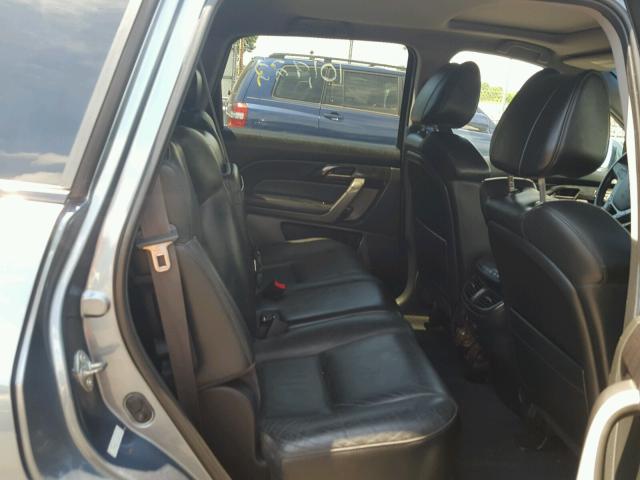 2HNYD283X7H526556 - 2007 ACURA MDX TECHNO BLUE photo 6
