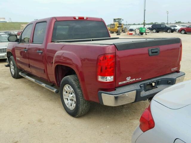 2GTEC13J671531998 - 2007 GMC NEW SIERRA MAROON photo 3