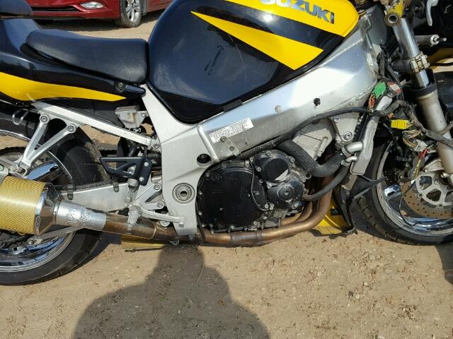 JS1GN7BA822106227 - 2002 SUZUKI GSX-R600 YELLOW photo 7