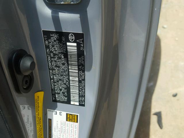 JTKJF5C76C3026655 - 2012 TOYOTA SCION TC 灰色 照片 10