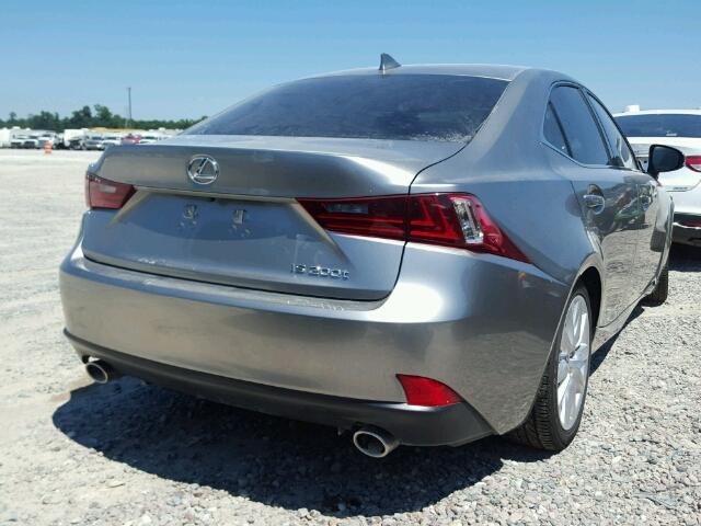 JTHBA1D27G5016120 - 2016 LEXUS IS 200T SILVER photo 4