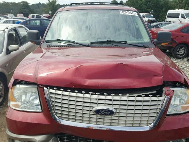 1FMFU17L34LA32896 - 2004 FORD EXPEDITION RED photo 7