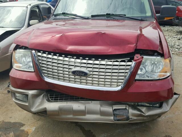 1FMFU17L34LA32896 - 2004 FORD EXPEDITION RED photo 9