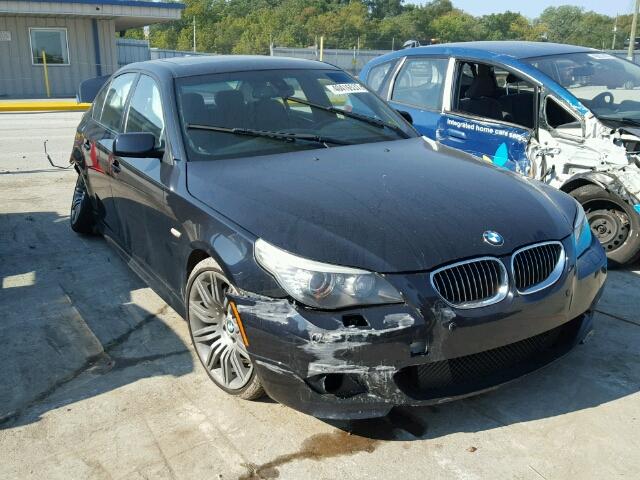 WBANW53578CT48684 - 2008 BMW 550 I BLUE photo 1