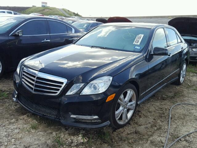 WDDHF5KB9DA682573 - 2013 MERCEDES-BENZ E BLACK photo 2