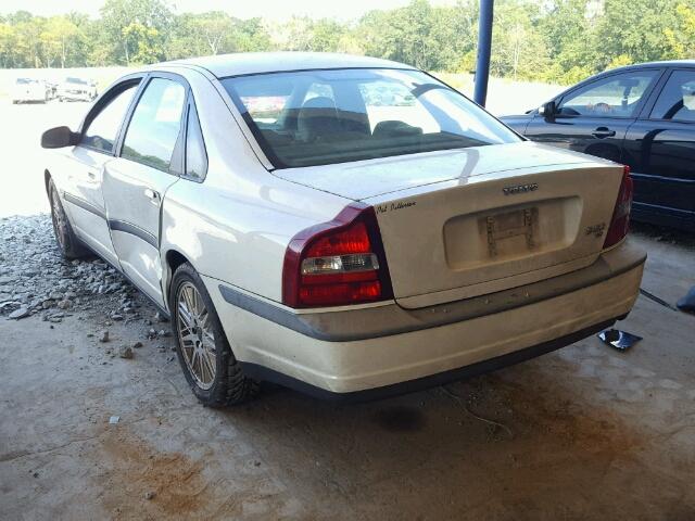 YV1TS92D821247219 - 2002 VOLVO S80 WHITE photo 3