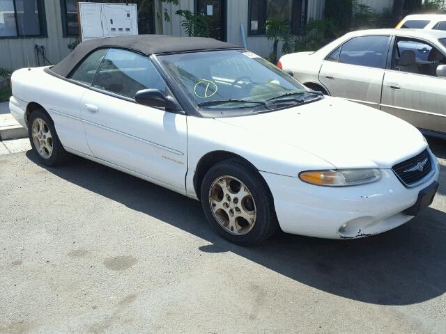 3C3EL55H6XT572412 - 1999 CHRYSLER SEBRING JX WHITE photo 1