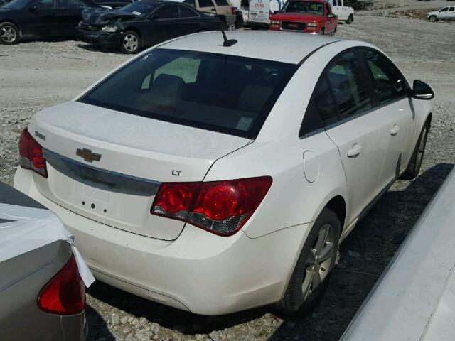 1G1PG5SC0C7103972 - 2012 CHEVROLET CRUZE LT WHITE photo 4