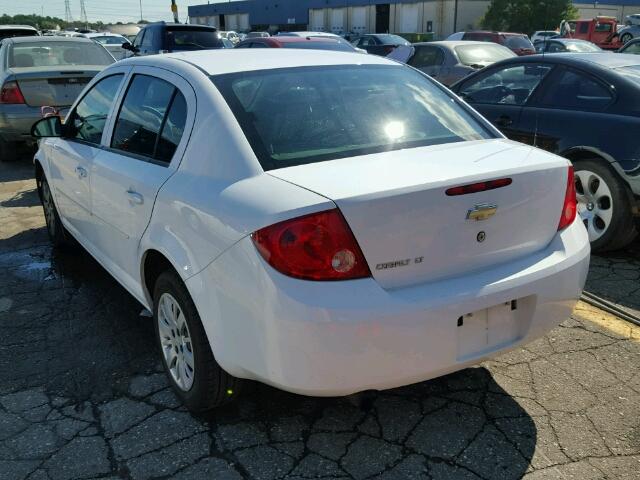 1G1AT58H997179428 - 2009 CHEVROLET COBALT LT WHITE photo 3