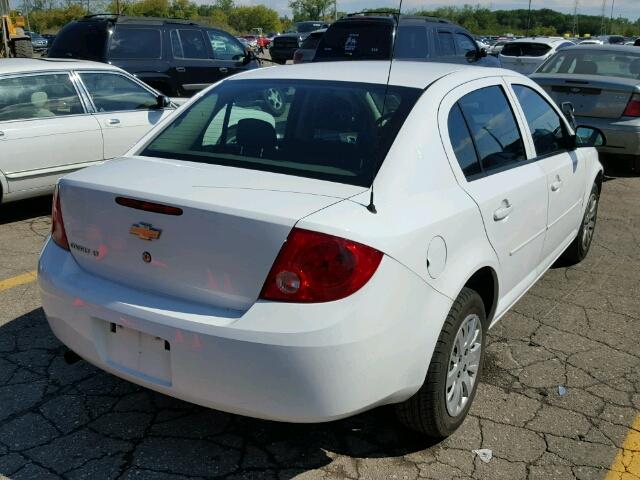 1G1AT58H997179428 - 2009 CHEVROLET COBALT LT WHITE photo 4