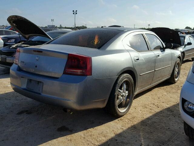 2B3KA43G77H718920 - 2007 DODGE CHARGER SE GRAY photo 4