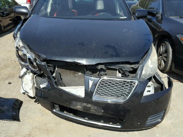 5Y2SM67099Z413145 - 2009 PONTIAC VIBE BLACK photo 7