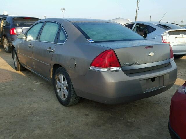 2G1WT58N679282572 - 2007 CHEVROLET IMPALA BEIGE photo 3