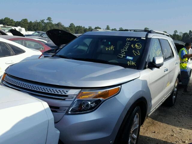 1FMHK7F80BGA76309 - 2011 FORD EXPLORER SILVER photo 2