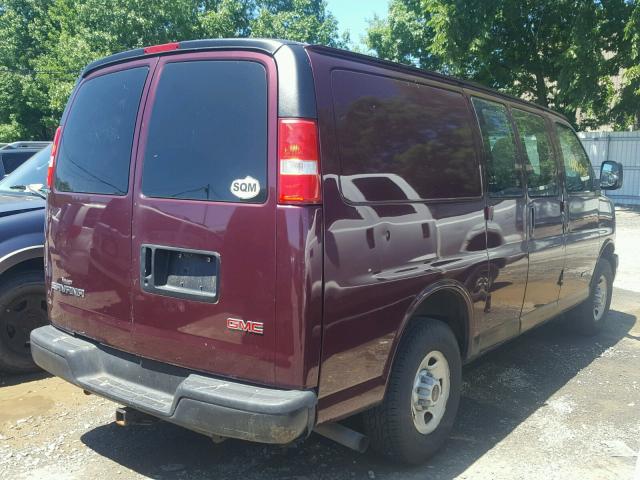 1GTGG25VX31179947 - 2003 GMC SAVANA G25 MAROON photo 4