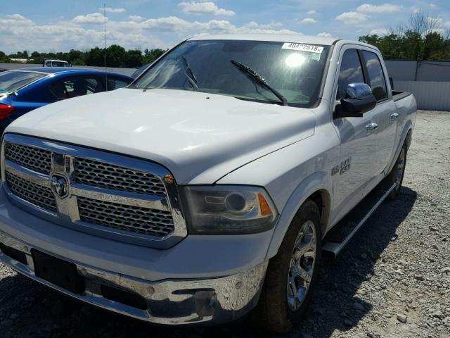 1C6RR7NT6ES187482 - 2014 RAM 1500 LARAM WHITE photo 2