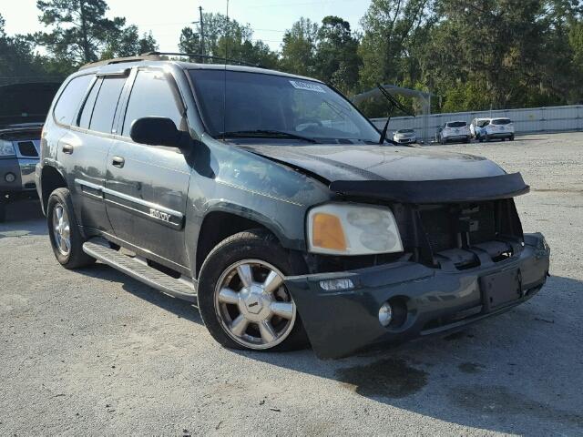 1GKDS13S832232423 - 2003 GMC ENVOY GREEN photo 1